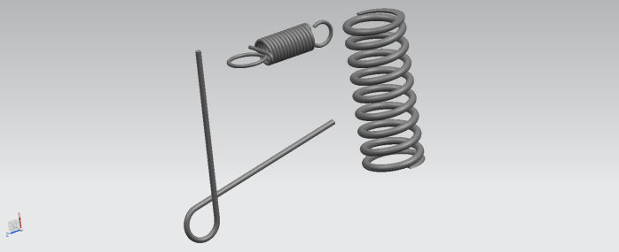AGRI. REVER. PLOUGH MECH. SPRING SET (3PCS)